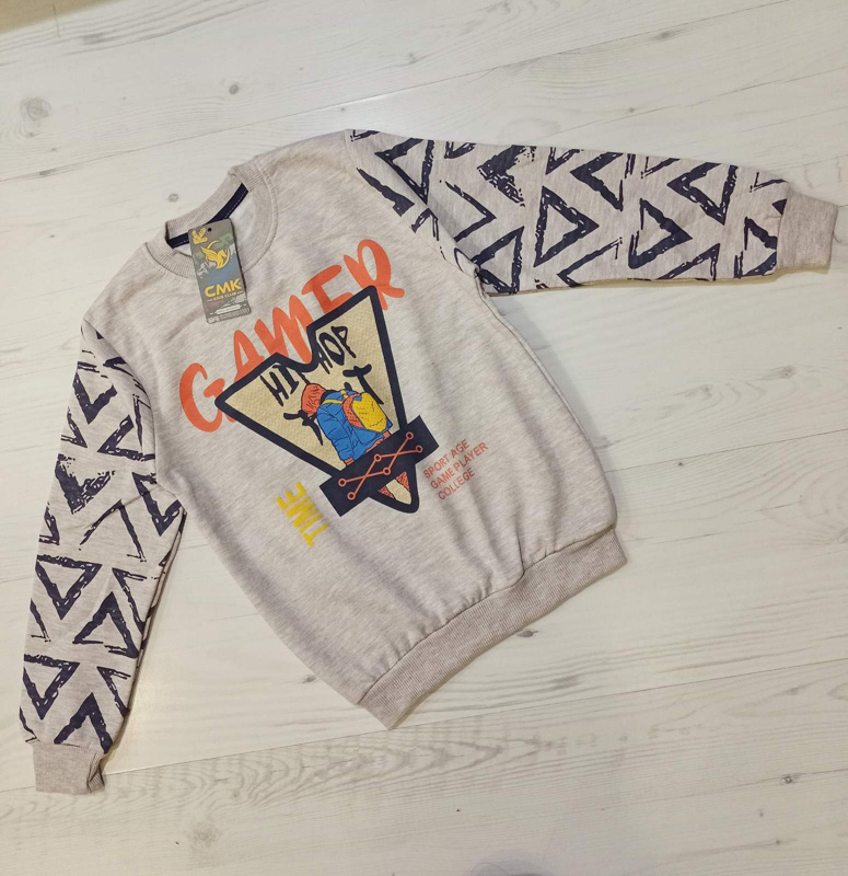 Свитшот Malibu2 (8-12) 13635 beige (деми)