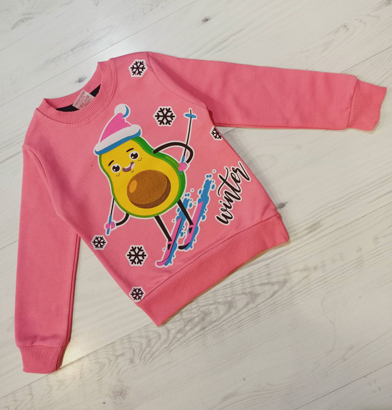 Свитшот Malibu2 (2-8) 2204 pink (зима)