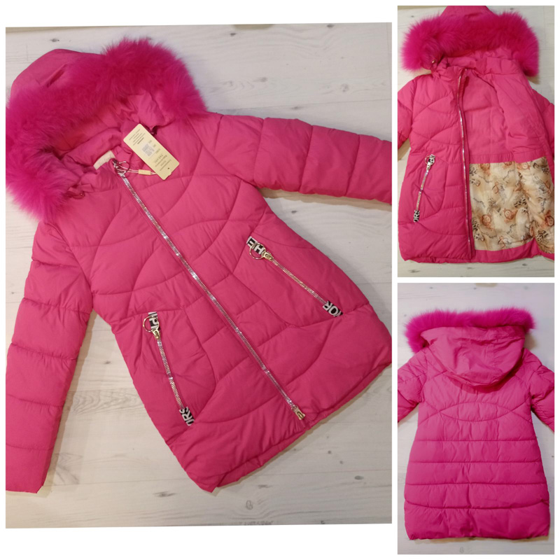 Куртка Malibu2 (116-140) HL820 pink (зима)
