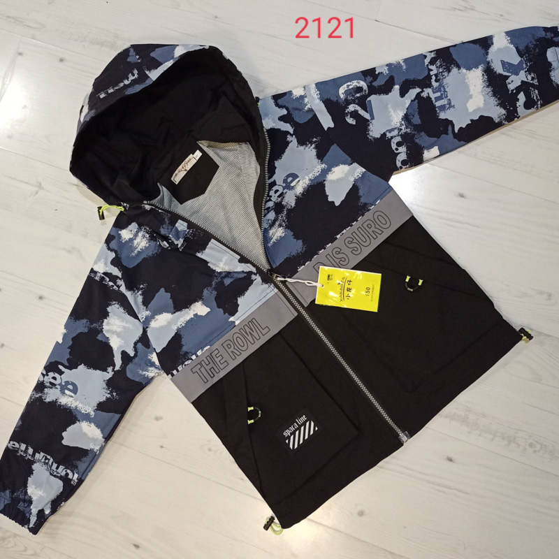Ветровка Malibu2 (150-180) 2121 blue-grey (деми)