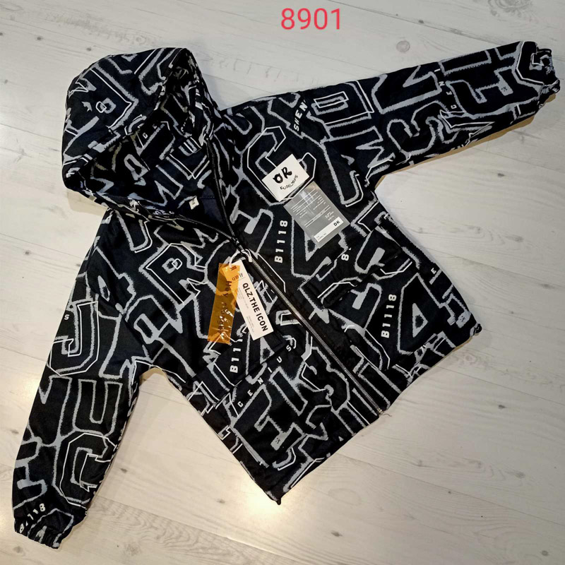 Ветровка Malibu2 (130-170) 8901 black-old-1 (деми)