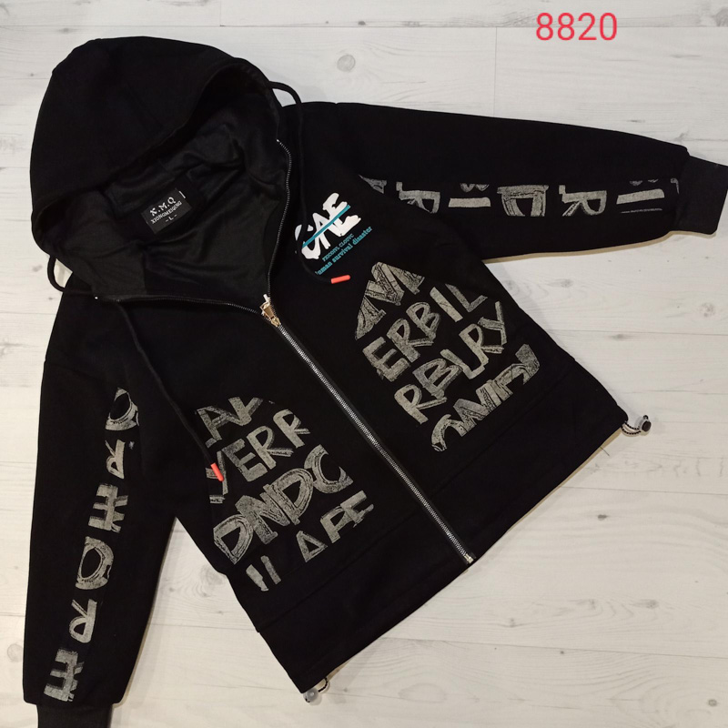 Ветровка Malibu2 (12-14) 8820 black-old-1 (деми)