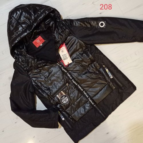 Куртка Malibu2 (140-164) 208 black-old-1 (деми) Malibu2 208 black-old-1