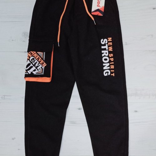 Штаны спорт Malibu2 (9-12) 37 black (деми) Malibu2 37 black