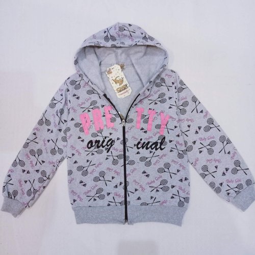 Кофта спорт Malibu2 (8-12) 16625 grey (деми) Malibu2 16625 grey