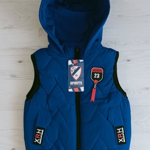 Жилетка Malibu2 (3-5) G1 blue (деми) Malibu2 G1 blue