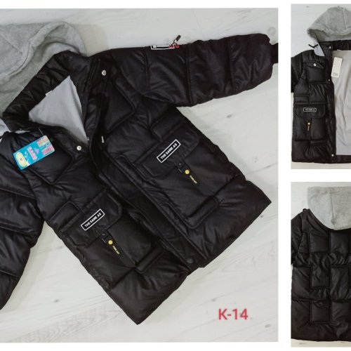 Куртка Malibu2 (8-11) K14 black (деми) Malibu2 K14 black