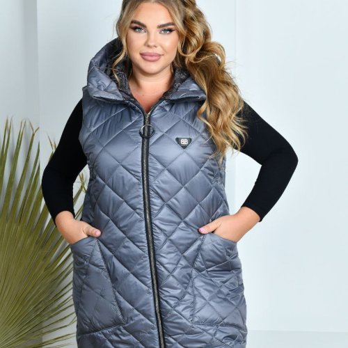 Жилетка Iren Veles (54-60) 4023 grey (деми) Iren Veles 4023 grey