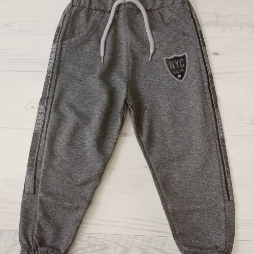 Штаны спорт Malibu2 (1-3) ML49 grey (деми) Malibu2 ML49 grey