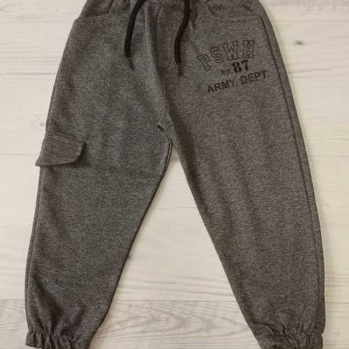 Штаны спорт Malibu2 (1-3) ML50 grey (деми) Malibu2 ML50 grey