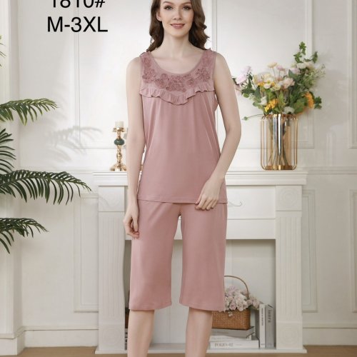 Пижама Brilliant (M-3XL) 1810 l.brown (лето) Brilliant 1810 l.brown
