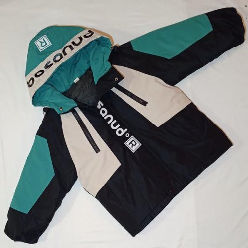 Куртка Malibu2 (7-10) K25 black-green (деми) Malibu2 K25 black-green