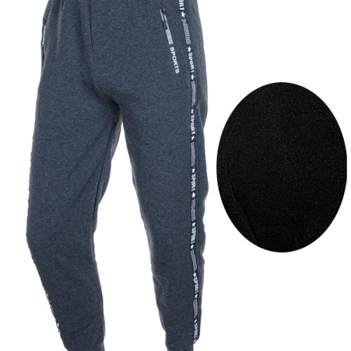 Штаны спорт BIG clothes (L-3XL) 6121-144 mix (зима) BIG clothes 6121-144 mix