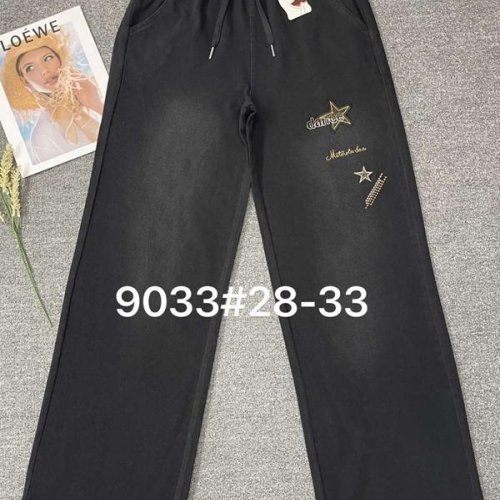 Джинсы Immei (28-33) 9033 black (деми) Immei 9033 black
