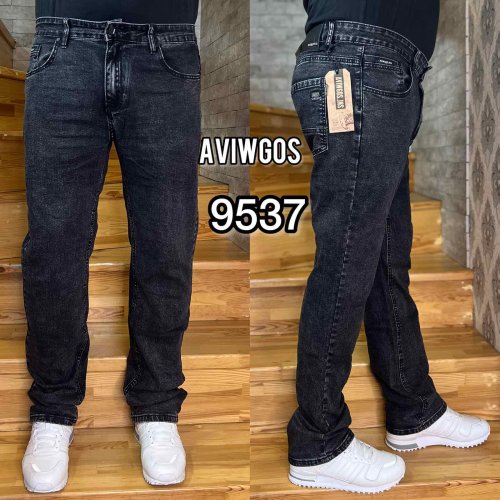Джинсы God Baron (32-38) 9537 black (деми) God Baron 9537 black