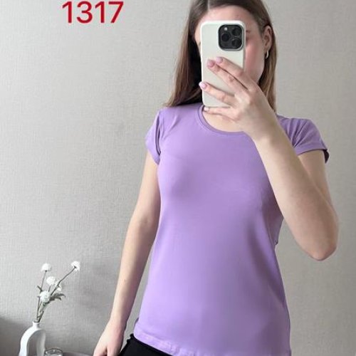 Футболка FSN (42-46) 1317-1 lilac (лето) FSN 1317-1 lilac