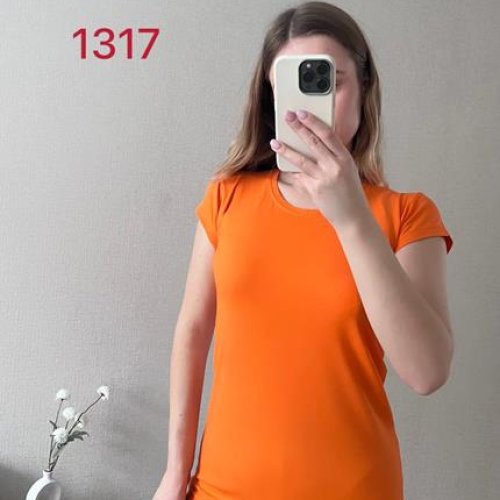 Футболка FSN (42-46) 1317-1 orange (лето) FSN 1317-1 orange