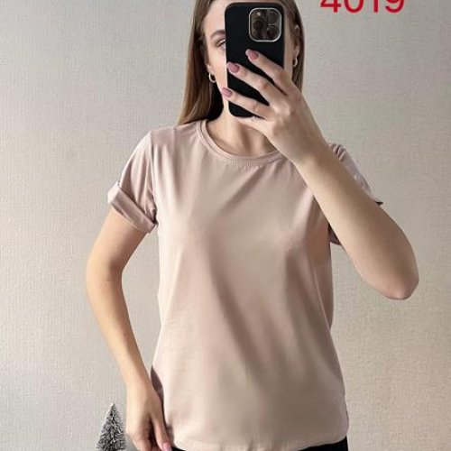 Футболка FSN (42-46) 4019 beige (лето) FSN 4019 beige