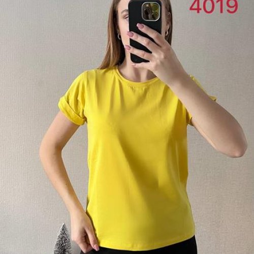 Футболка FSN (42-46) 4019 yellow (лето) FSN 4019 yellow