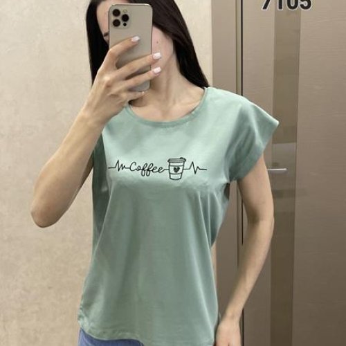 Футболка FSN (44-50) 7105 mint (лето) FSN 7105 mint