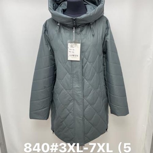 Куртка Jacket (XL-7XL) 840 l.blue (деми) Jacket 840 l.blue