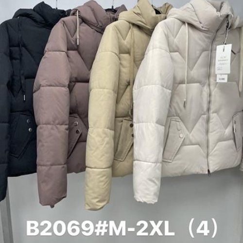 Куртка Jacket (M-2XL) B2069 d.beige (деми) Jacket B2069 d.beige
