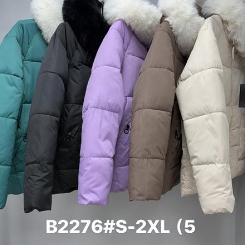 Куртка Jacket (S-2XL) B2276 white (деми) Jacket B2276 white