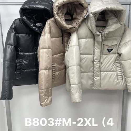 Куртка Jacket (M-2XL) B803 grey (деми) Jacket B803 grey