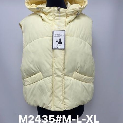 Жилетка Jacket (M-XL) M2435 yellow (деми) Jacket M2435 yellow