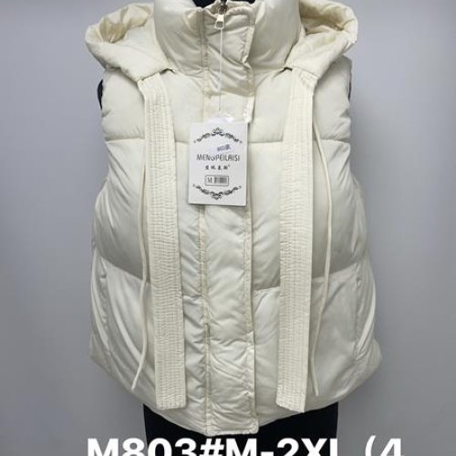Жилетка Jacket (M-2XL) M803 l.beige (деми) Jacket M803 l.beige