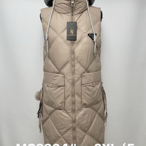 Жилетка Jacket (M-3XL) MC2304 beige (деми) Jacket MC2304 beige