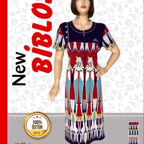 Халат Cotpark (2XL-6XL) 589 red (лето) Cotpark 589 red
