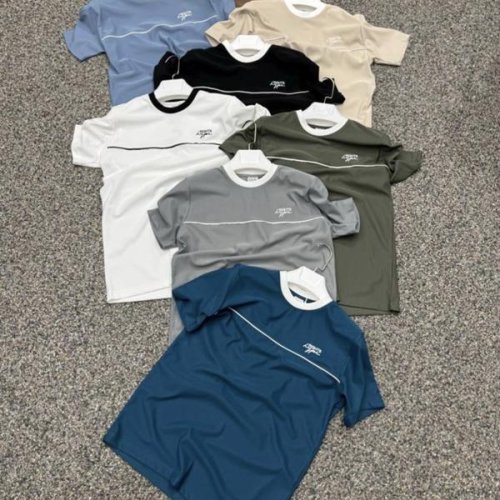 Футболка F.T.H (S-2XL) F75 l.blue (лето) F.T.H F75 l.blue