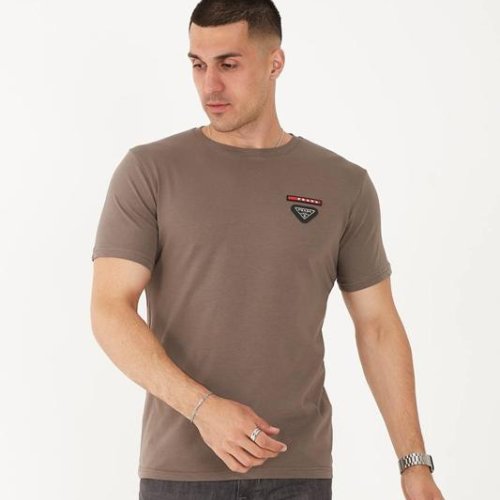 Футболка F.T.H (S-2XL) F127 brown (лето) F.T.H F127 brown