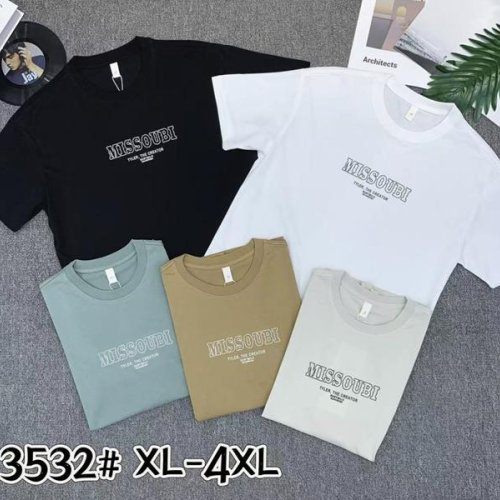 Футболка F.T.H (XL-4XL) 3532 white (лето) F.T.H 3532 white