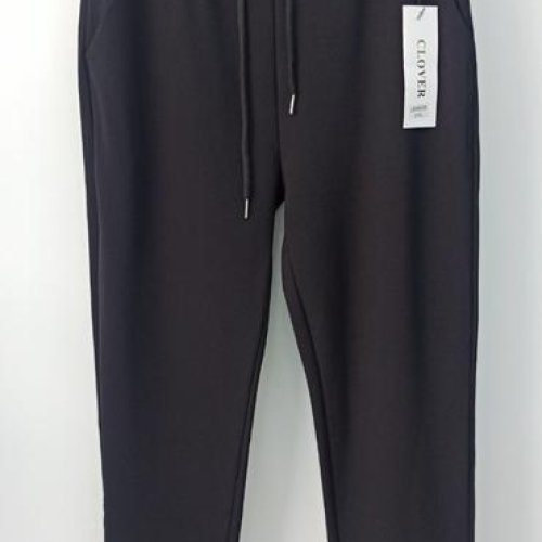 Штаны спорт SvedaJin (2XL-6XL) LM8895 black (деми) SvedaJin LM8895 black