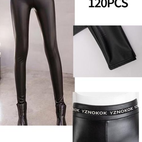 Лосины SvedaJin (M-2XL) PU252 black (деми) SvedaJin PU252 black