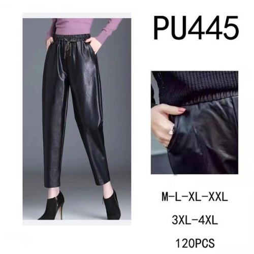 Штаны SvedaJin (M-4XL) PU445 black (зима) SvedaJin PU445 black