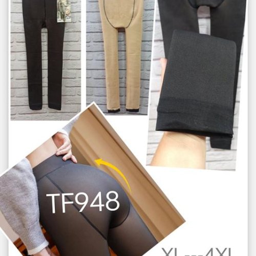 Колготы SvedaJin (S-XL) TF948 black (зима) SvedaJin TF948 black