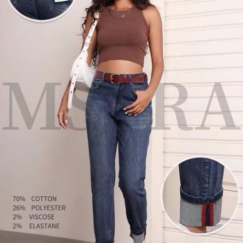 Джинсы Miss Kurry (XS-XL) BF3378H blue (деми) Miss Kurry BF3378H blue