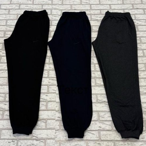 Штаны спорт Shon (50-58) S714 black (деми) Shon S714 black