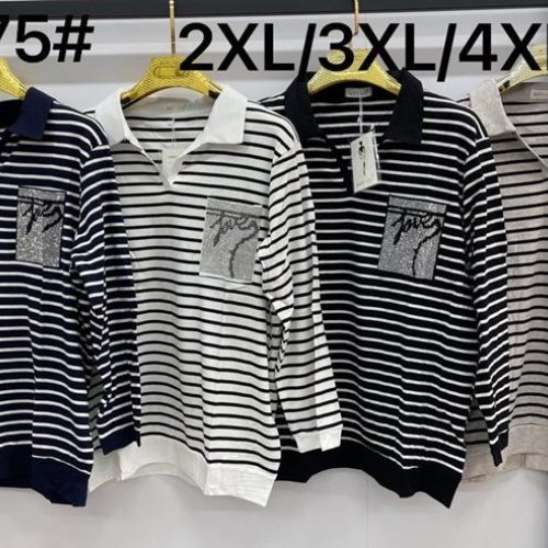 Свитер Vanda (2XL-5XL) 7675 black (деми) Vanda 7675 black