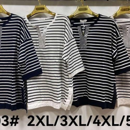 Футболка Vanda (2XL-5XL) 303 navy (лето) Vanda 303 navy