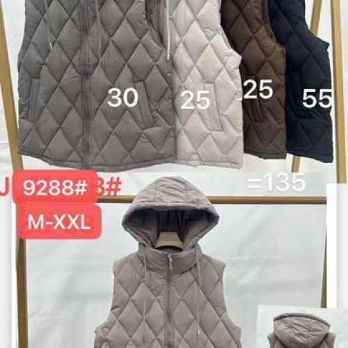 Жилетка Шаолинь (M-2XL) JL9288-25 brown (деми) Шаолинь JL9288-25 brown