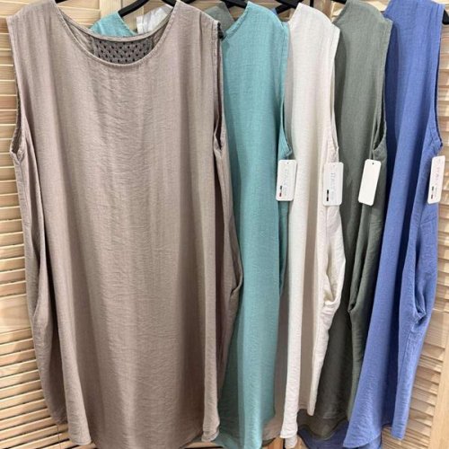 Сарафан Emsweekis (50-54) E537 khaki (лето) Emsweekis E537 khaki