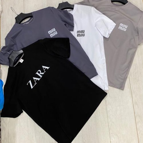 Футболка Zalov (XL-4XL) ZV584 l.grey (лето) Zalov ZV584 l.grey