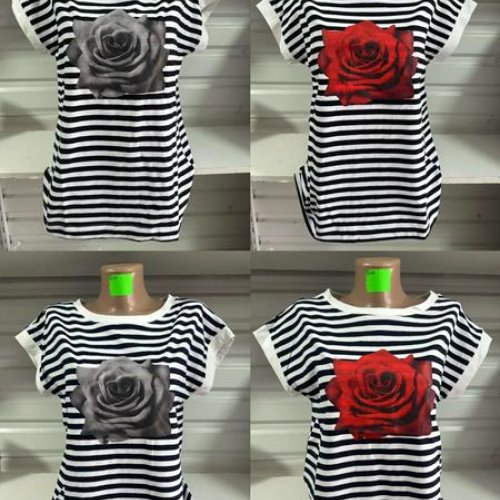 Футболка Gertie (48-50) 6539 black-red (лето) Gertie 6539 black-red