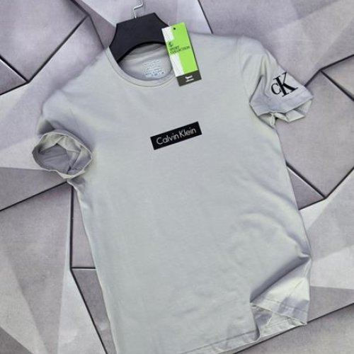 Футболка Rassul (S-2XL) 6292 l.grey (лето) Rassul 6292 l.grey