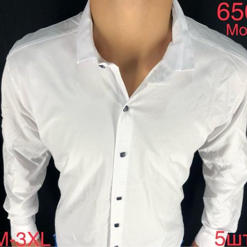 Рубашка Надийка (46-54) N650-3 white (деми) Надийка N650-3 white
