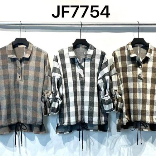 Блузка Immei (XL-4XL) JF7754 grey (деми) Immei JF7754 grey